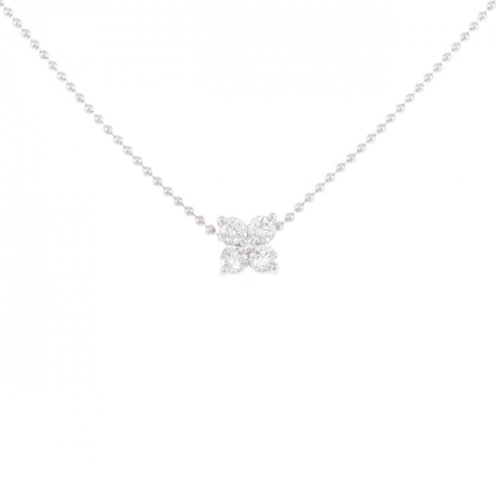 TASAKI K14 White Gold 0.24CT Diamond Necklace